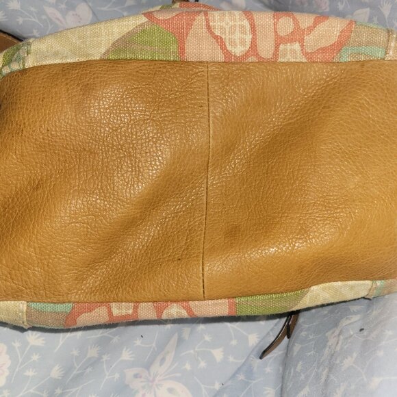 VERY NICE VINTAGE FLORAL PRINT FOSSIL PURSE - Picture 4 of 8